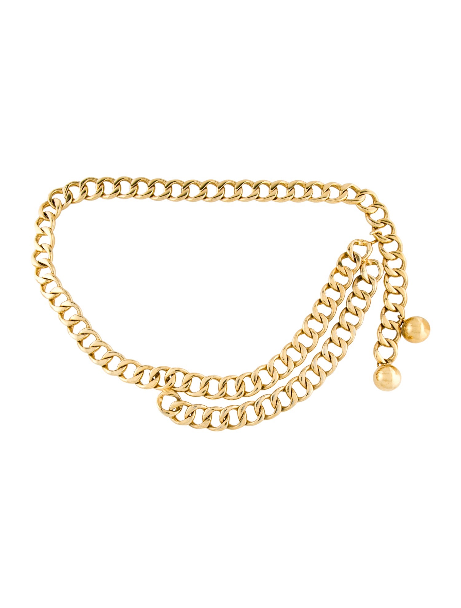 Chanel Vintage Interlocking CC Logo Waist Belt